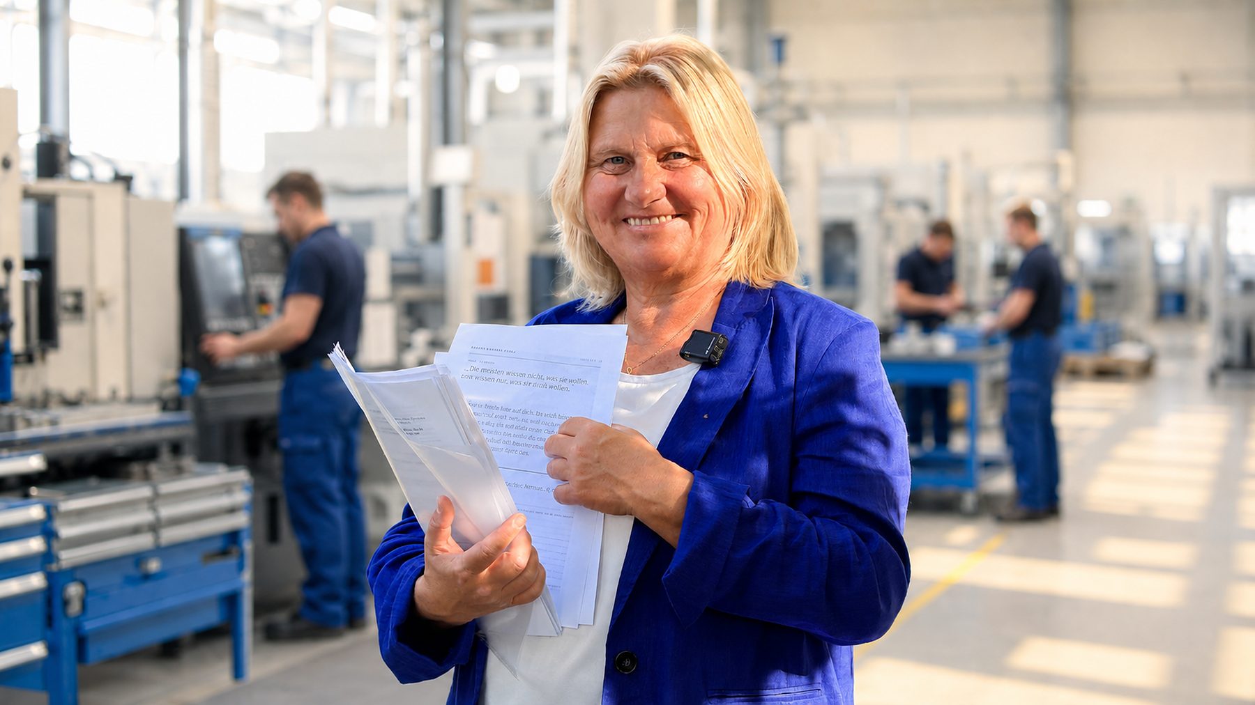 Industrielle Fertigungshalle – Sinnbild für 20 Jahre unternehmerische Führungspraxis